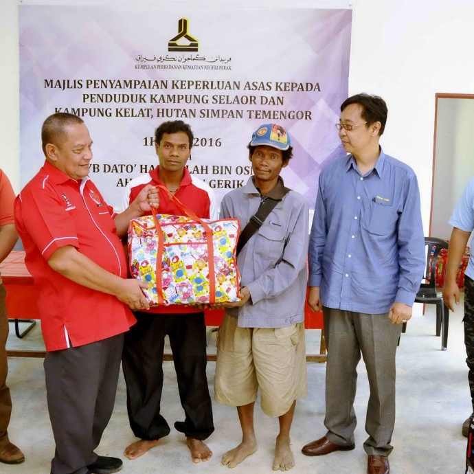 CSR Programme – Contribution of Orang Asli’s Daily Needs at Kg. Selaor and Kg Kelat Temengor in Forest Reserve