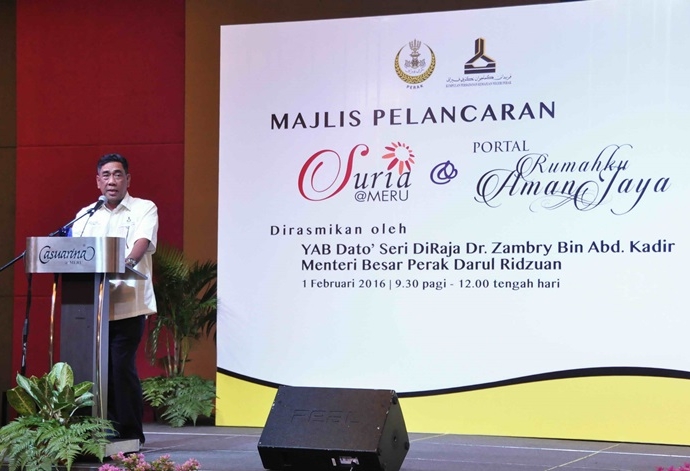 The Launching of Affordable Homes Project Suria@Meru and Rumahku Amanjaya Portal