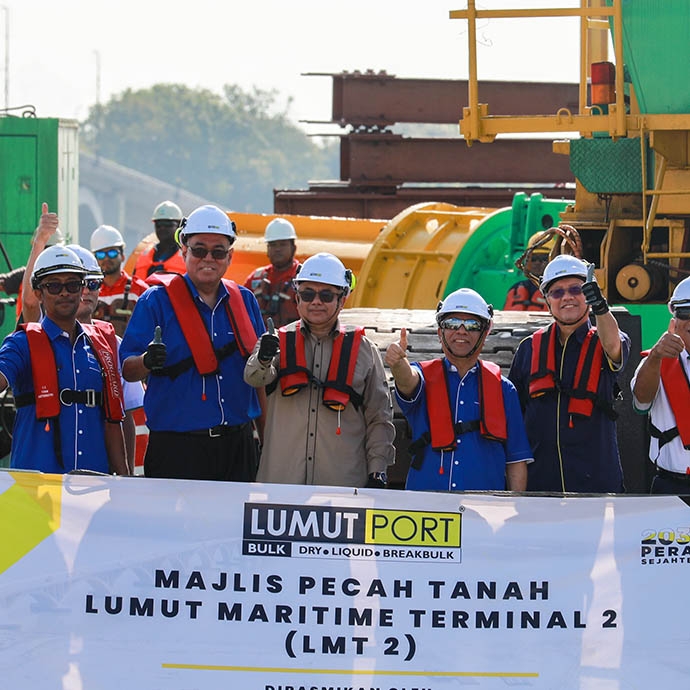 GROUNDBREAKING CEREMONY LUMUT MARITIME TERMINAL 2