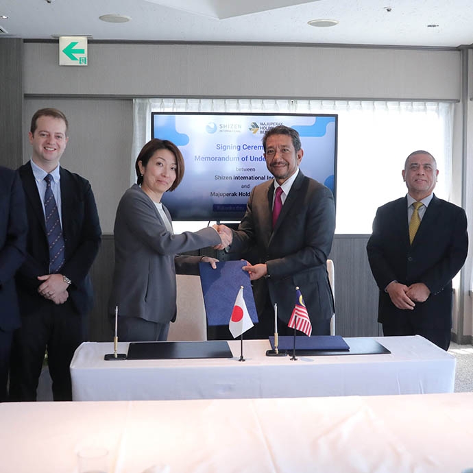 MAJUPERAK AND SHIZEN INTERNATIONAL JOIN SOLAR DEVELOPMENT INITIATIVE