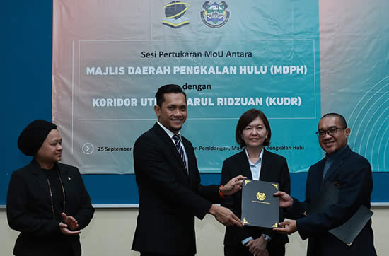 Transformasi Digital Pengurusan Utiliti Dilonjakkan Di Pengkalan Hulu Melalui Kolaborasi Strategik KUDR–MDPH